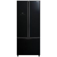Hitachi 511 Liter French Door Refrigerator Glass Black Color [3 Door]