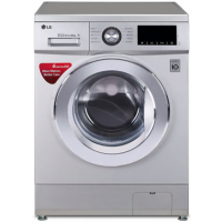 LG 8 kg front loading washing machine luxury silver