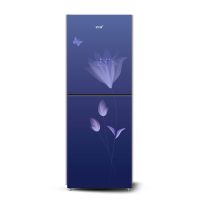 eco+ 170 Liter Frameless Glass Door Refrigerator Purple Azalea