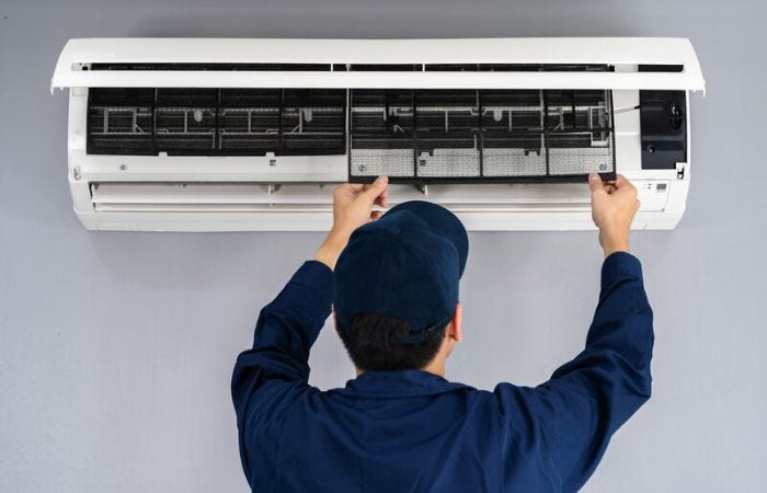 How do I change my air Conditioner Air Filter?