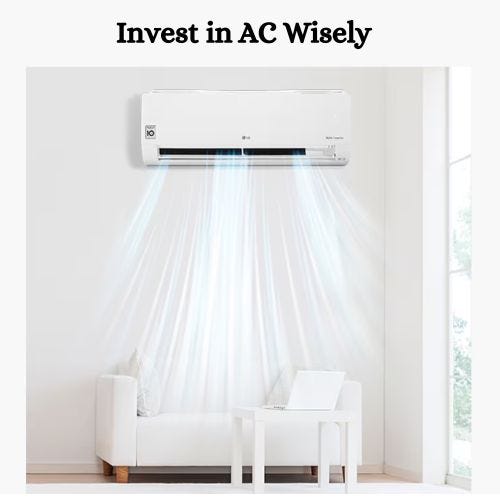 Invest in Air Conditioner Accordingly